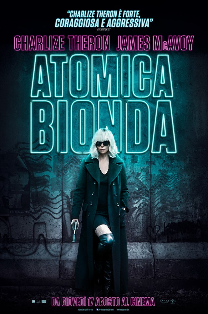 Atomica bionda poster locandina