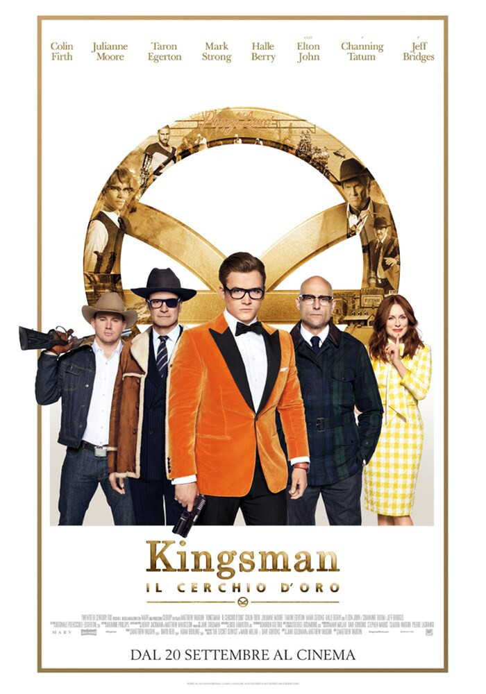 Kingsman - Il cerchio d'oro poster locandina