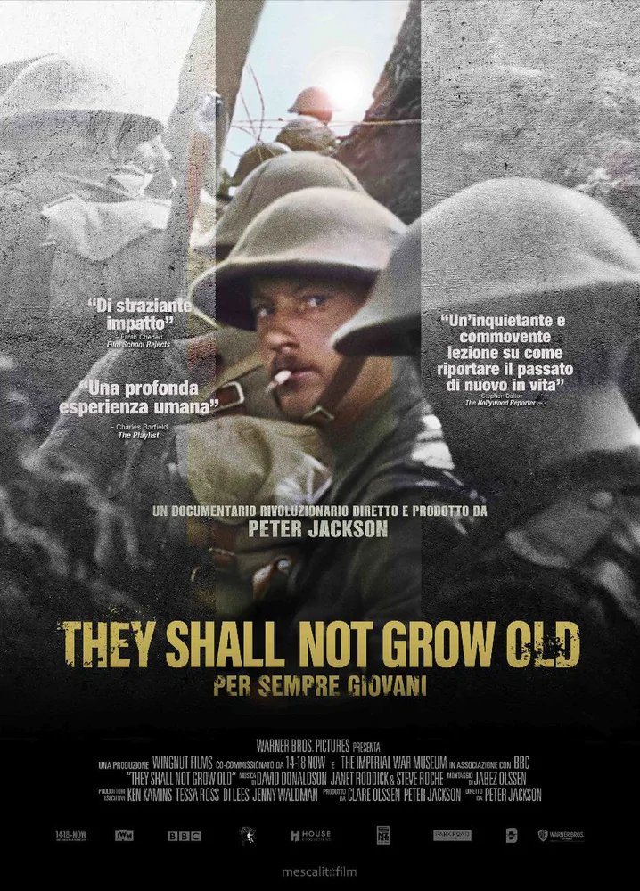 They Shall Not Grow Old poster locandina