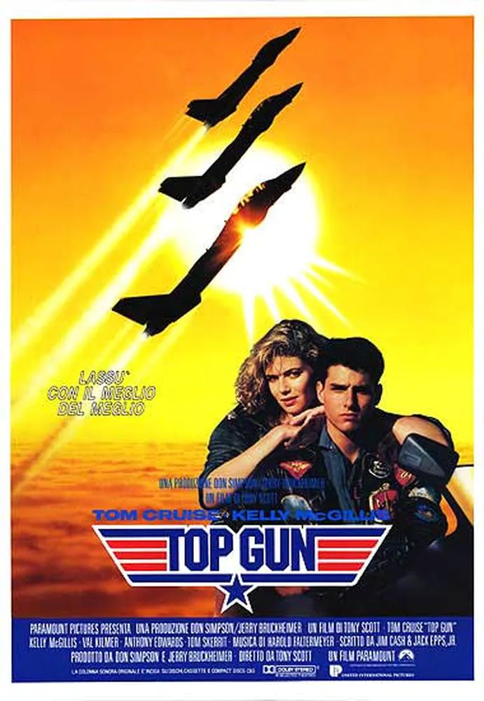 Top Gun, la locandina italiana