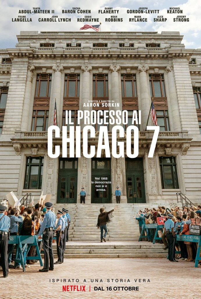 Il processo ai Chicago 7 poster locandina