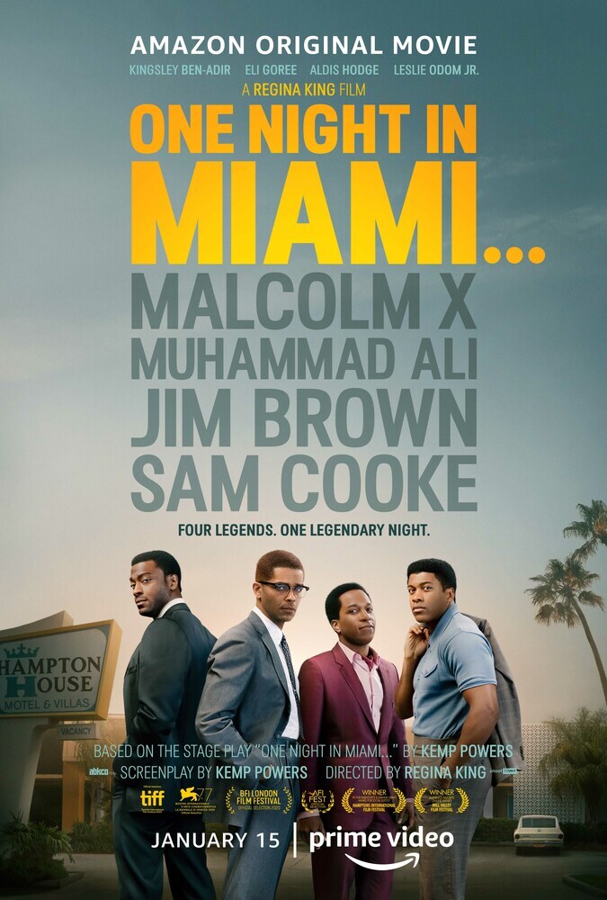 One Night in Miami poster locandina