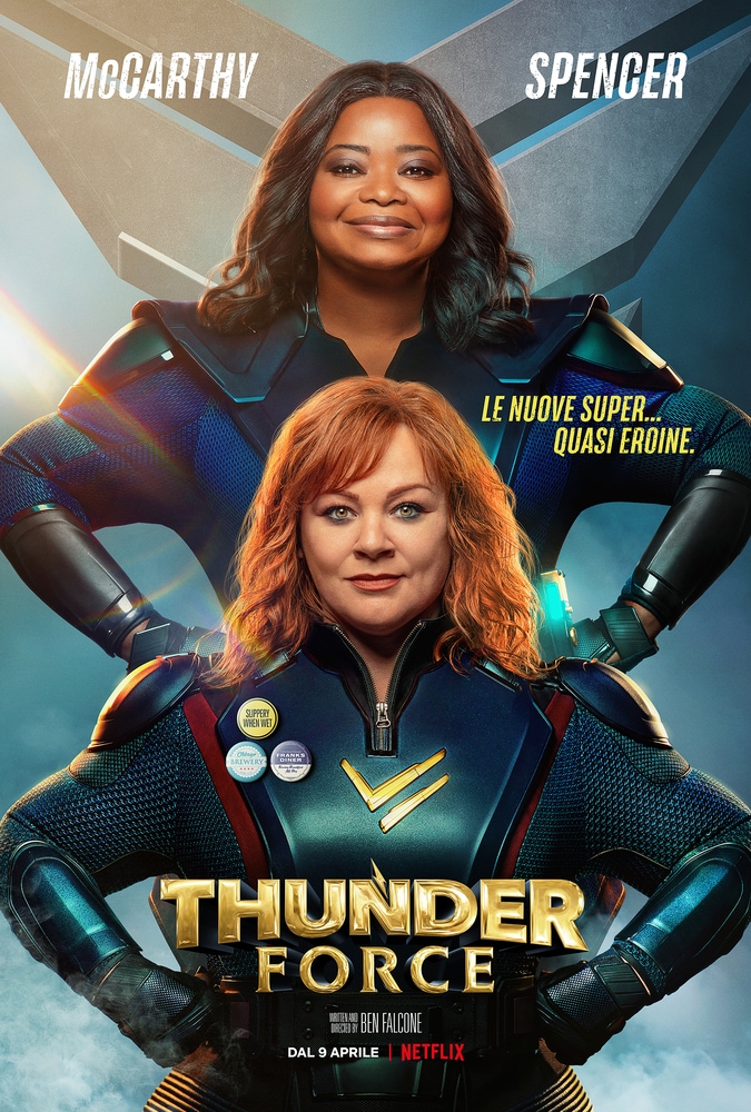 Thunder Force (2021) poster locandina