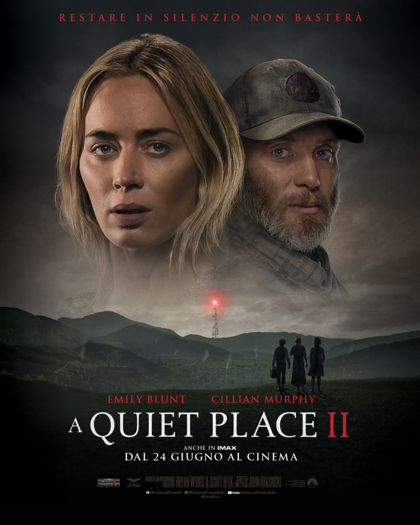 A Quiet Place II poster locandina