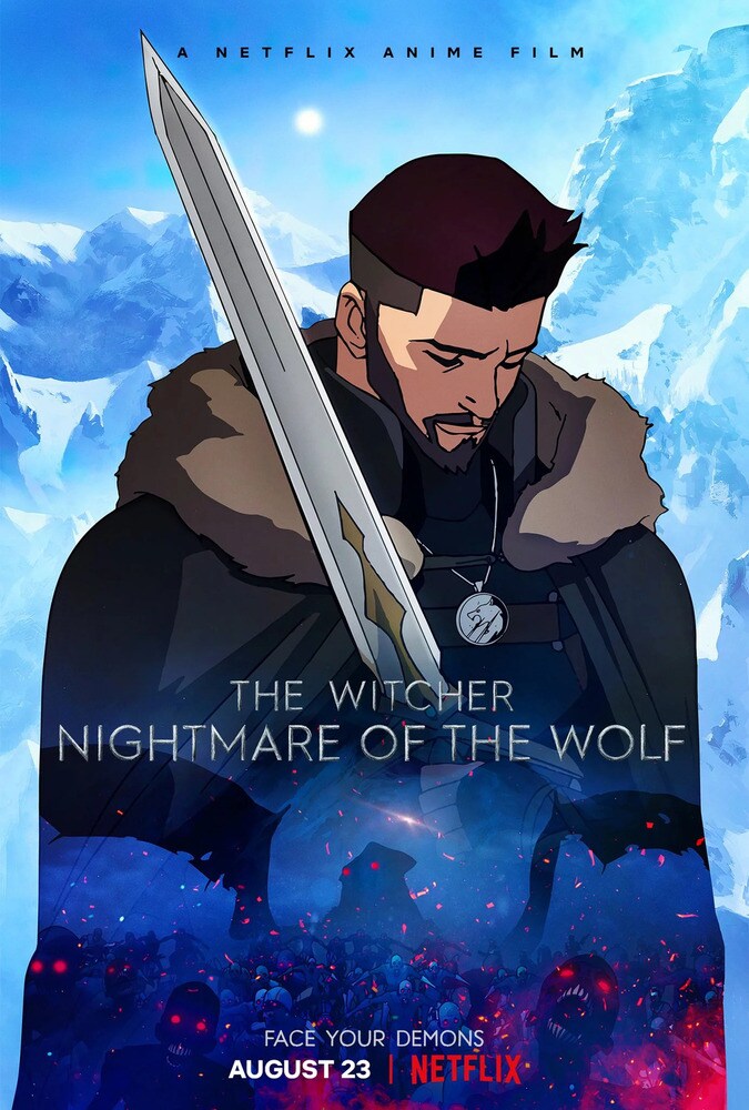The Witcher: Nightmare of the Wolf poster locandina