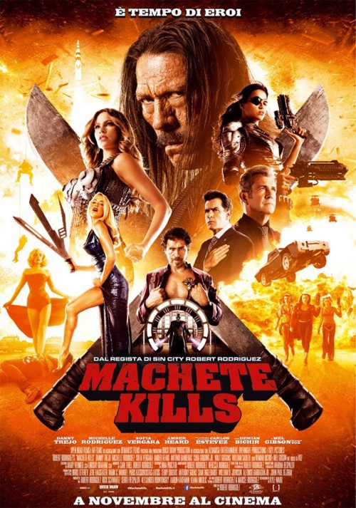 Machete Kills, la locandina italiana del film