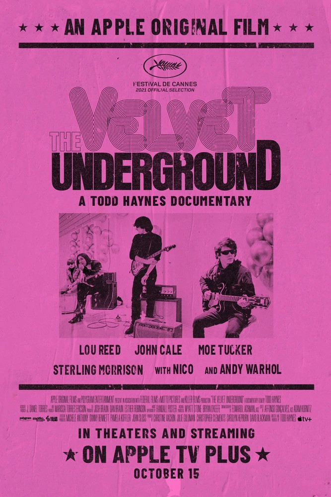 The Velvet Underground (2021) poster locandina