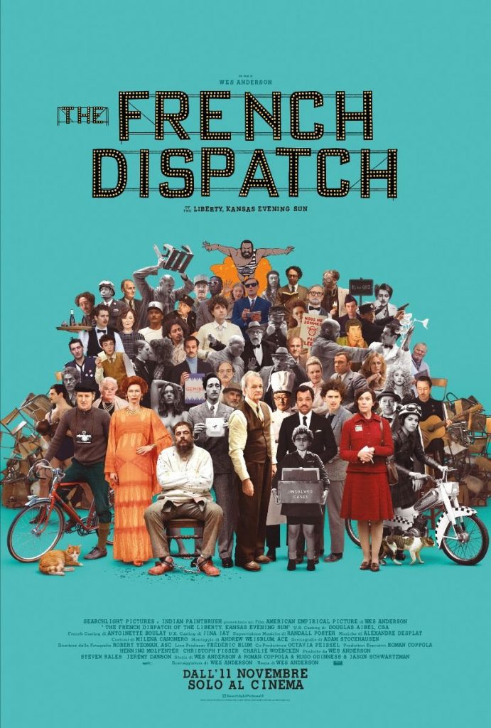 The French Dispatch poster locandina