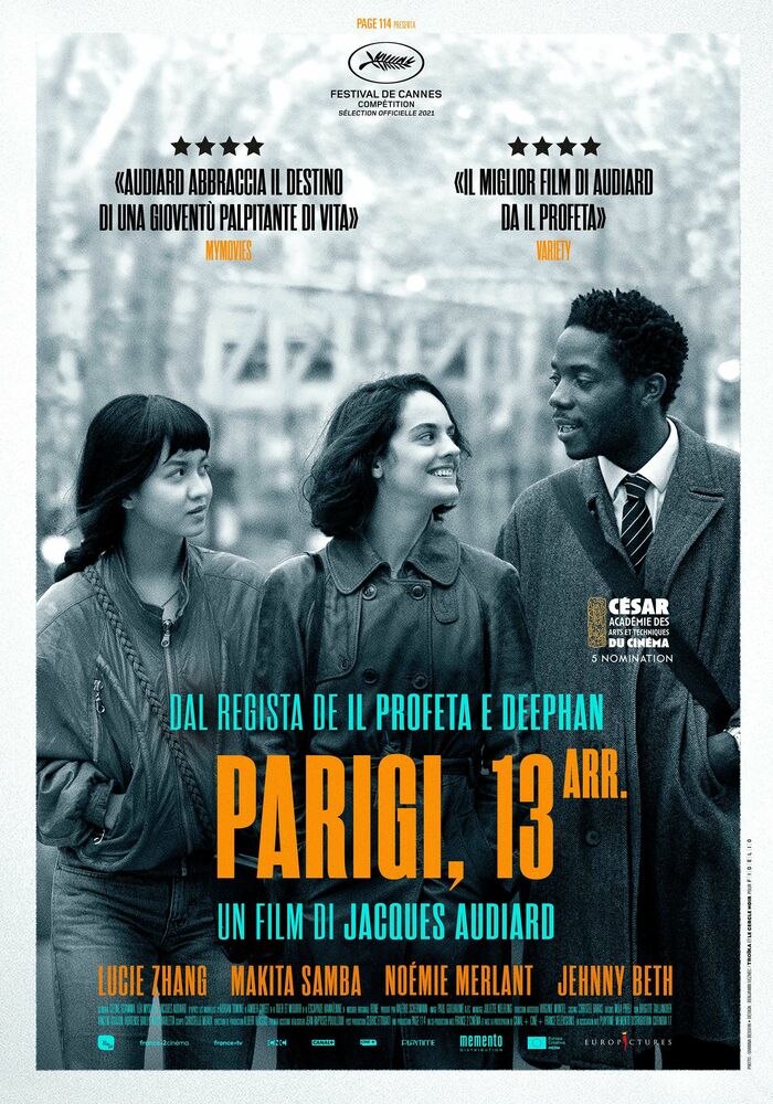 Parigi, 13Arr., la locandina italiana del film di Jacques Audiard