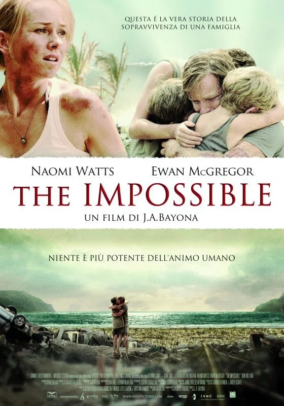 The Impossible, la locandina italiana del film di Juan Antonio Bayona