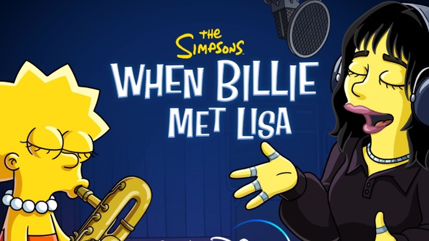 BILLIE EILISH E LISA SIMPSON DUETTANO PER UN CORTO SPECIALE SU DISNEY+