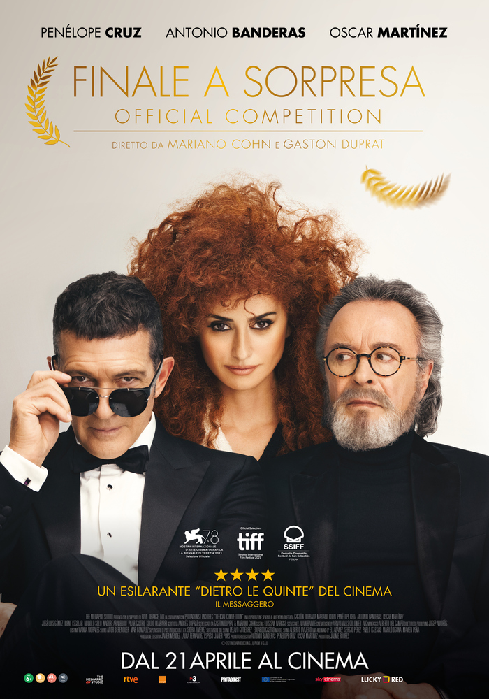 Finale a sorpresa - Official Competition, la locandina italiana del film