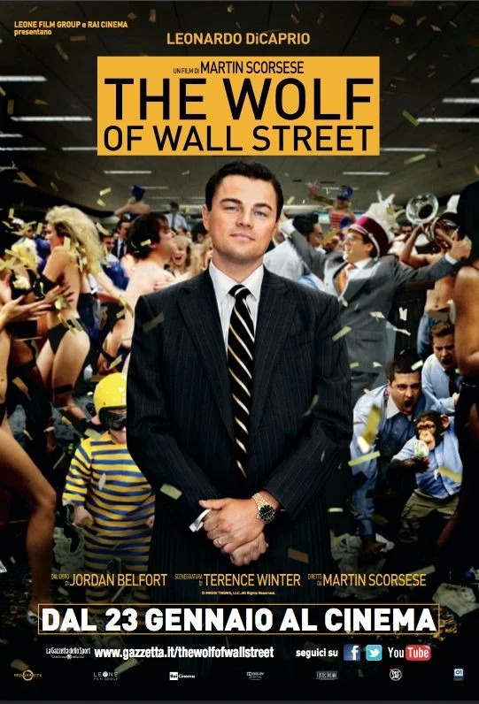 The Wolf of Wall Street, la locandina italiana