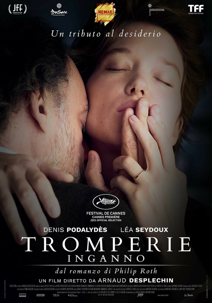 Tromperie - Inganno, la locandina italiana del film