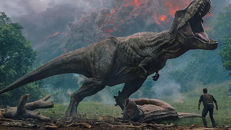 Jurassic World - Il regno distrutto, una scena del film