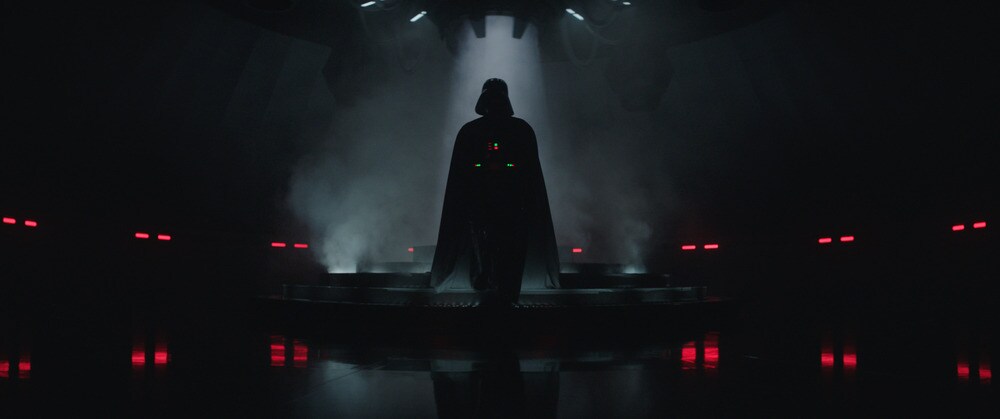 Obi-Wan Kenobi, un'immagine di Darth Vader nella serie