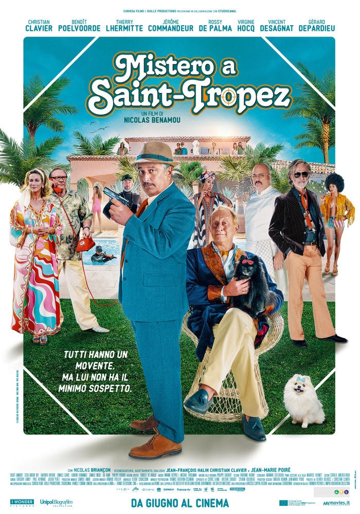 Mistero a Saint-Tropez, la locandina italiana del film