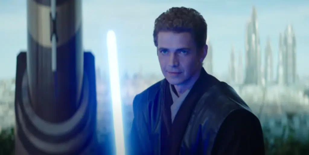Obi-Wan Kenobi, Hayden Christensen in un flashback del quinto episodio