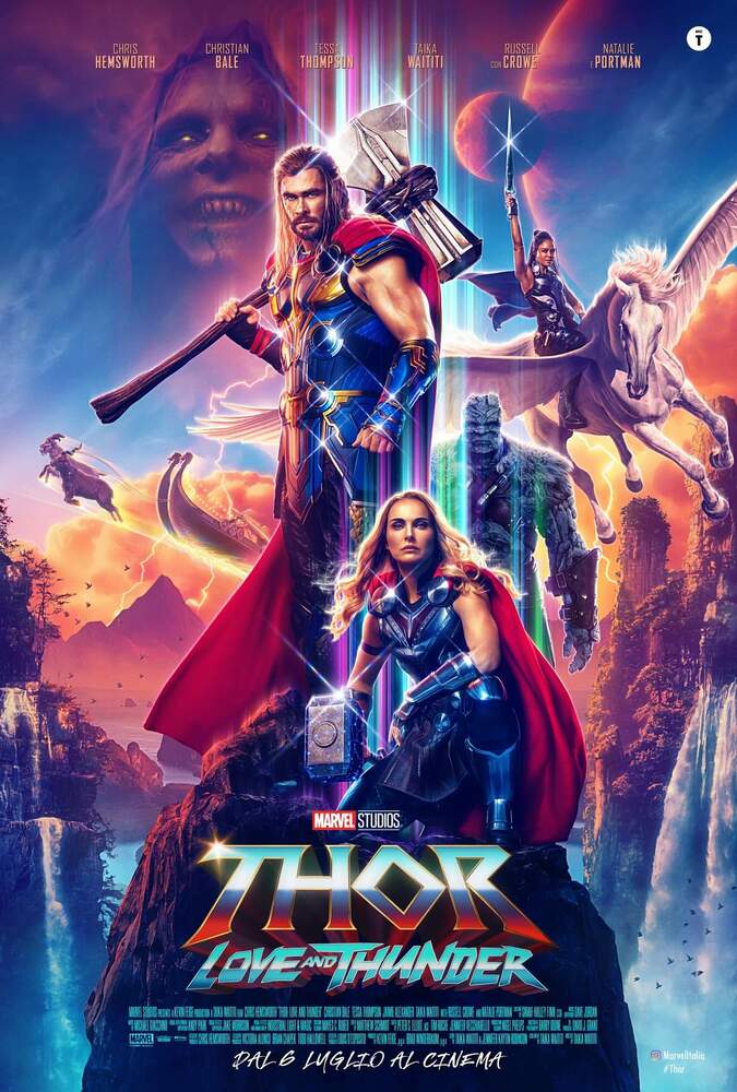Thor: Love and Thunder, la locandina italiana del film