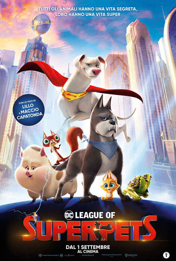 DC League of Super-Pets, la locandina italiana