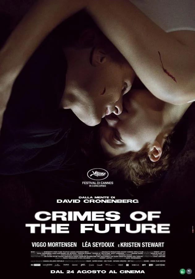 Crimes of the Future, la locandina italiana del film 
