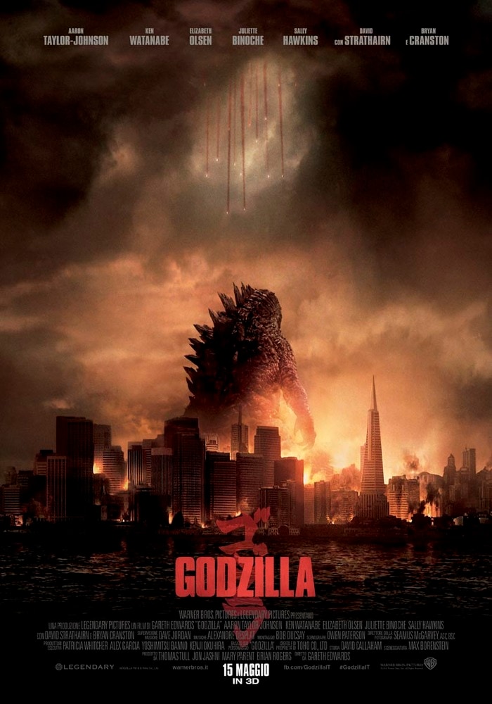 Godzilla, la locandina italiana del film