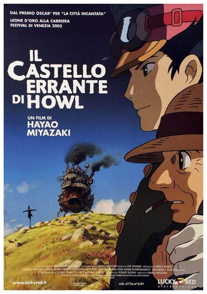 Il castello errante di Howl, la locandina italiana del film