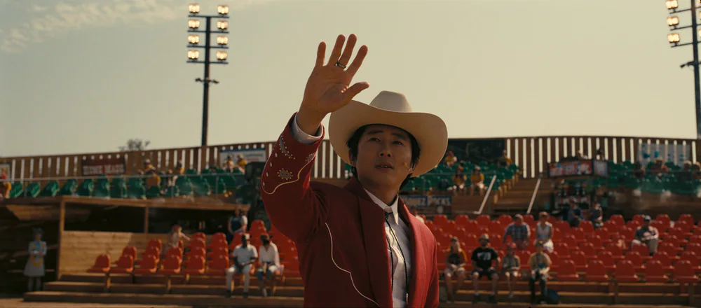 Nope, Steven Yeun in un'immagine del film