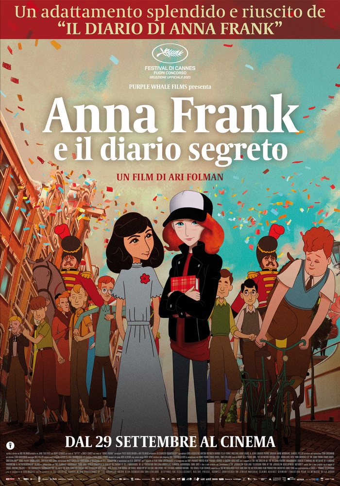 Anna Frank e il diario segreto, la locandina italiana del film