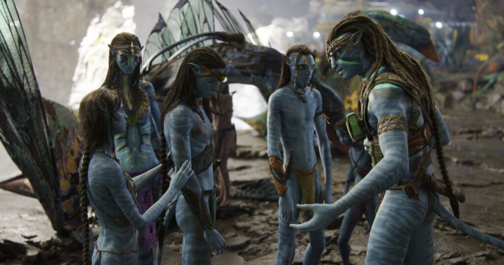 Avatar - La via dell'acqua, una scena del film
