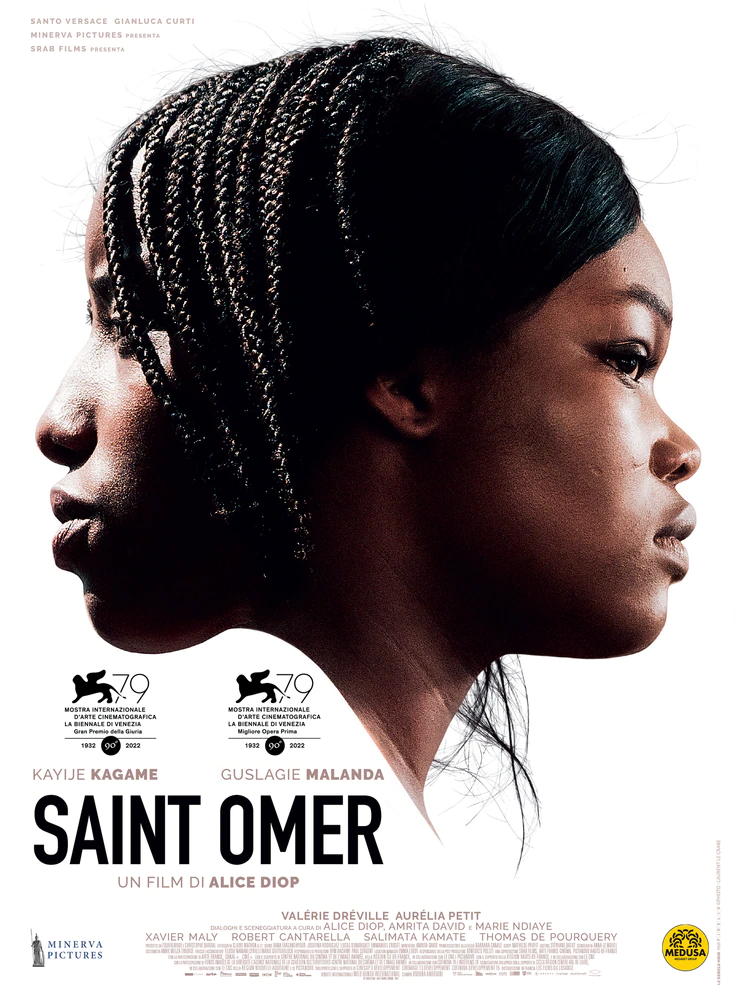 Saint Omer, la locandina italiana del film