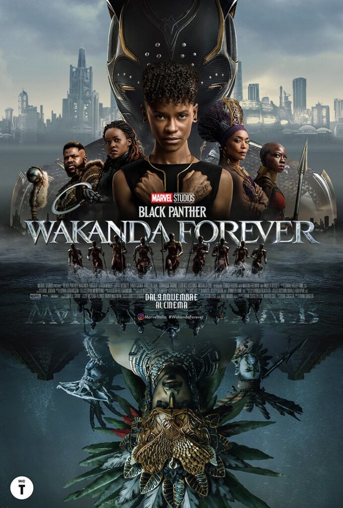Black Panther: Wakanda Forever, la locandina italiana