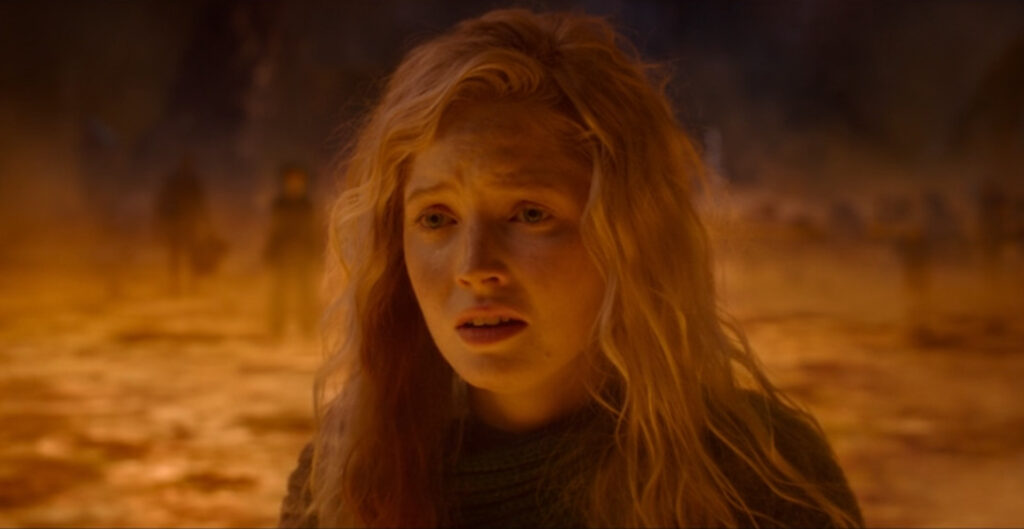 Willow, Ellie Bamber in un'immagine del sesto episodio