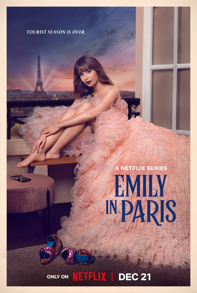 Emily in Paris 3, la locandina della serie
