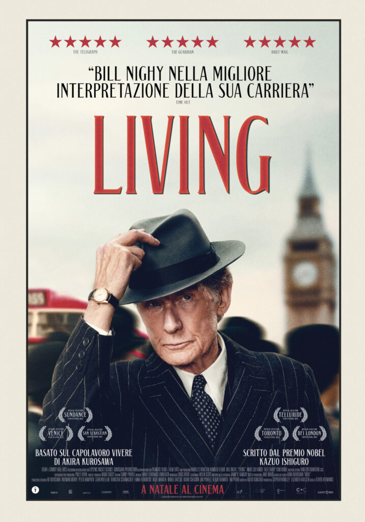 Living, la locandina italiana del film