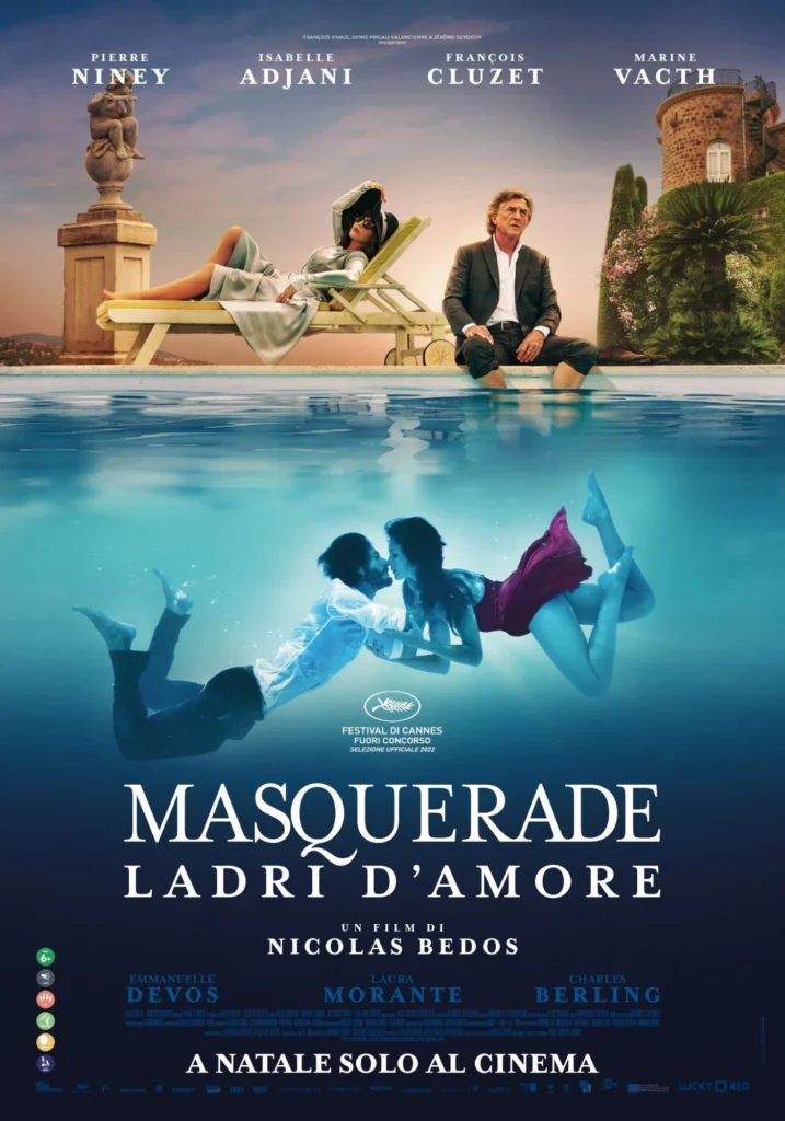 Masquerade - Ladri d'amore, la locandina italiana del film