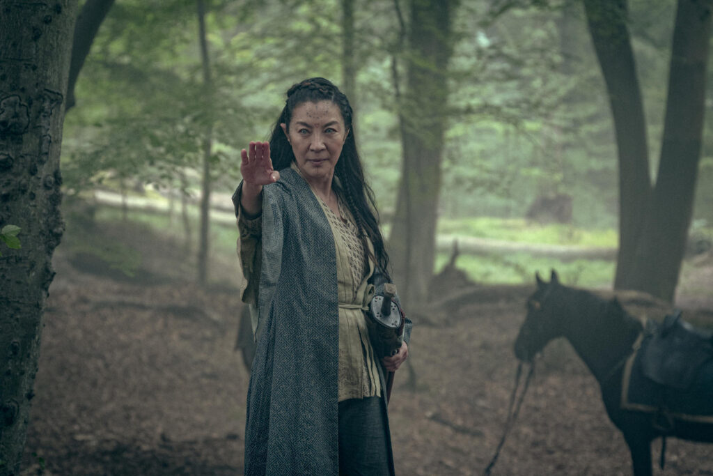 The Witcher: Blood Origin, Michelle Yeoh in una foto della serie