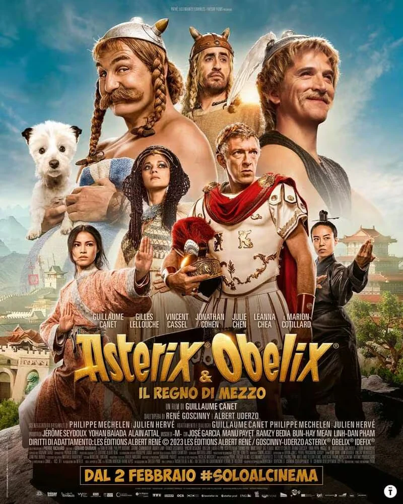 Asterix & Obelix - Il regno di mezzo, la locandina italiana