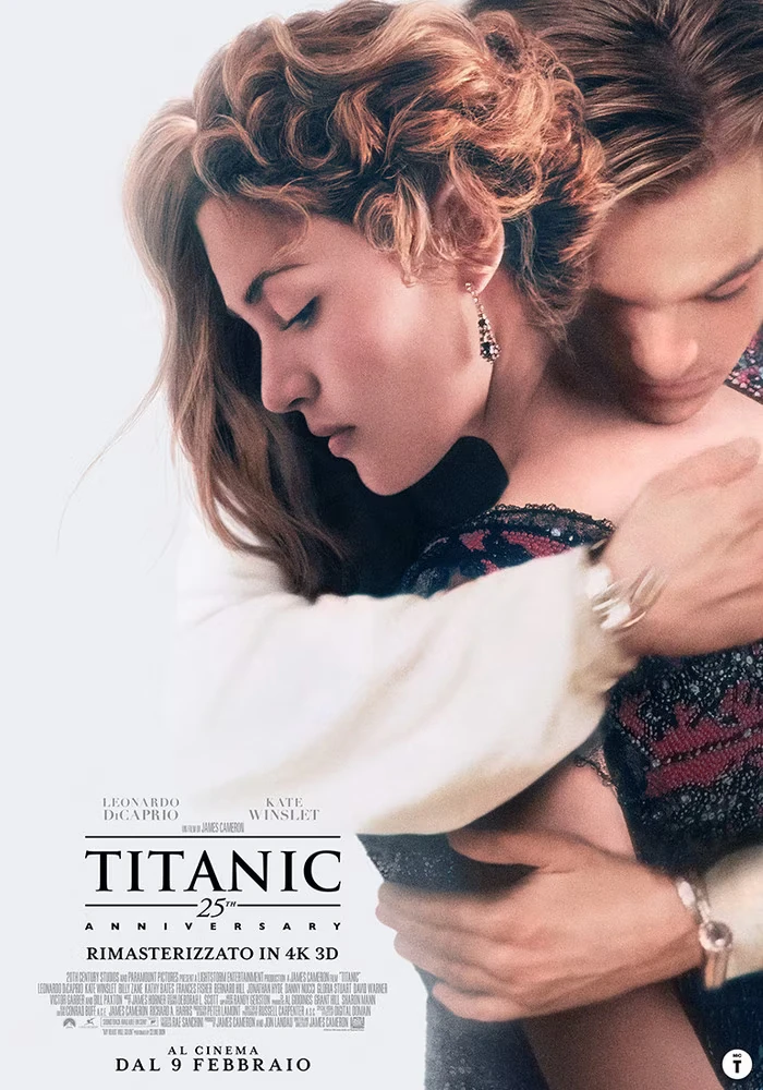 Titanic, la locandina del venticinquennale del film