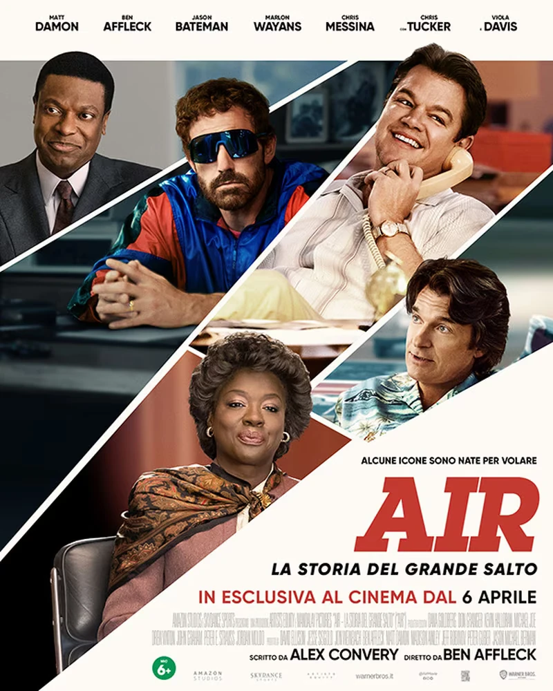 Air - La storia del grande salto, la locandina italiana del film
