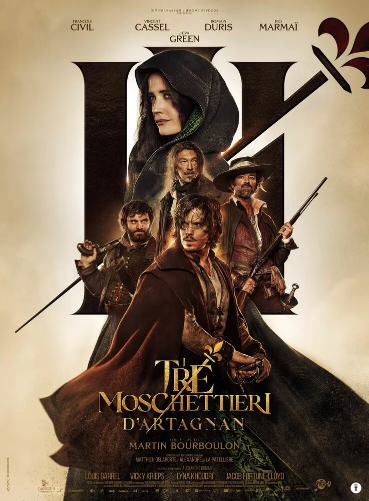 I tre moschettieri - D'Artagnan, la locandina italiana del film