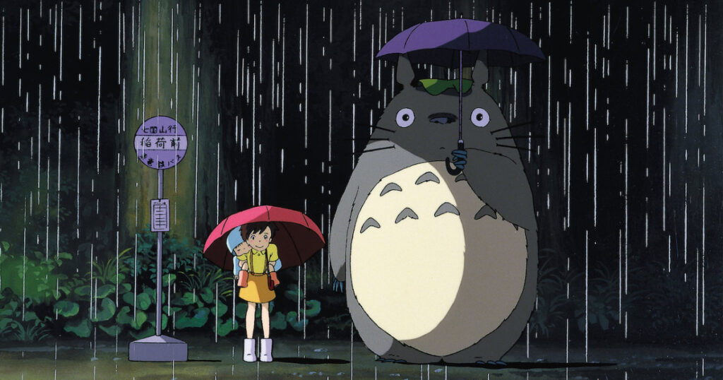 Una scena de Il mio vicino Totoro