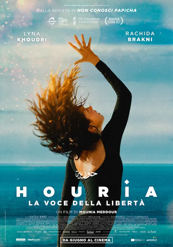 Houria - La voce della libertà, la locandina italiana