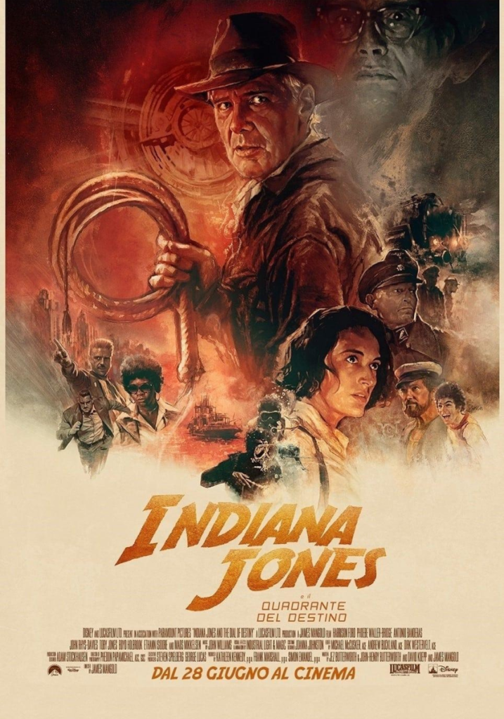 Indiana Jones e il quadrante del destino, la locandina italiana