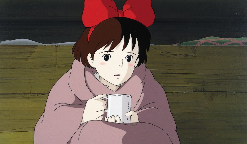 Kiki - Consegne a domicilio, Kiki beve un tè in una scena