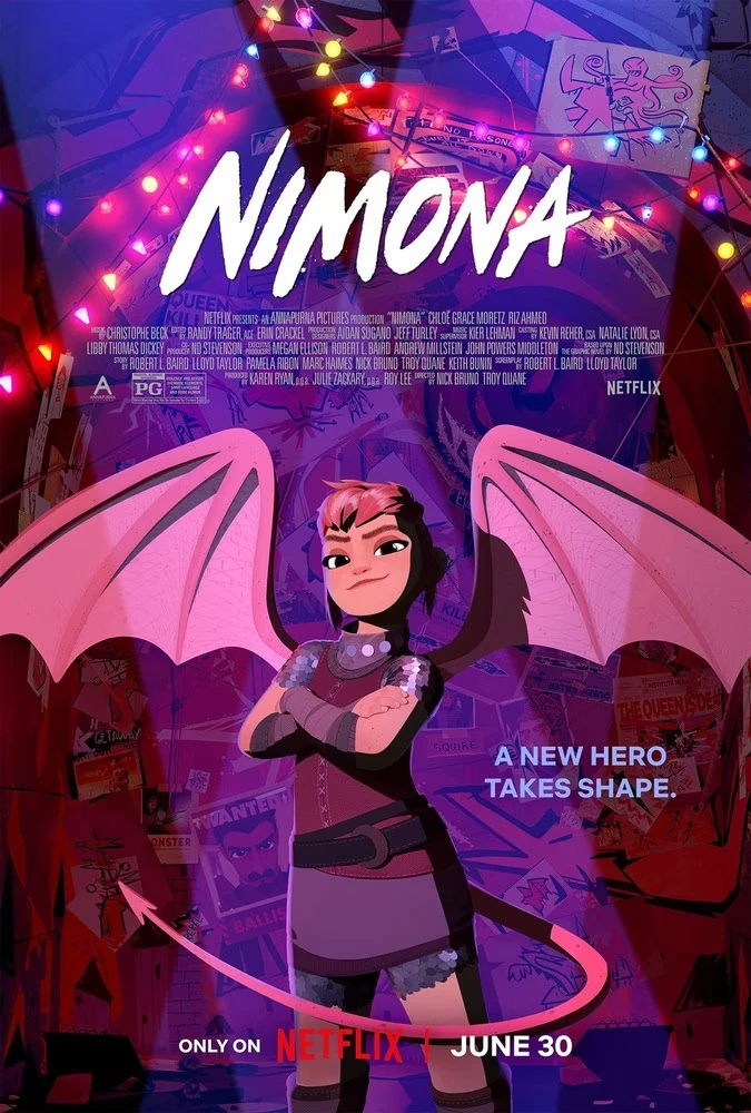 Nimona, la locandina del film