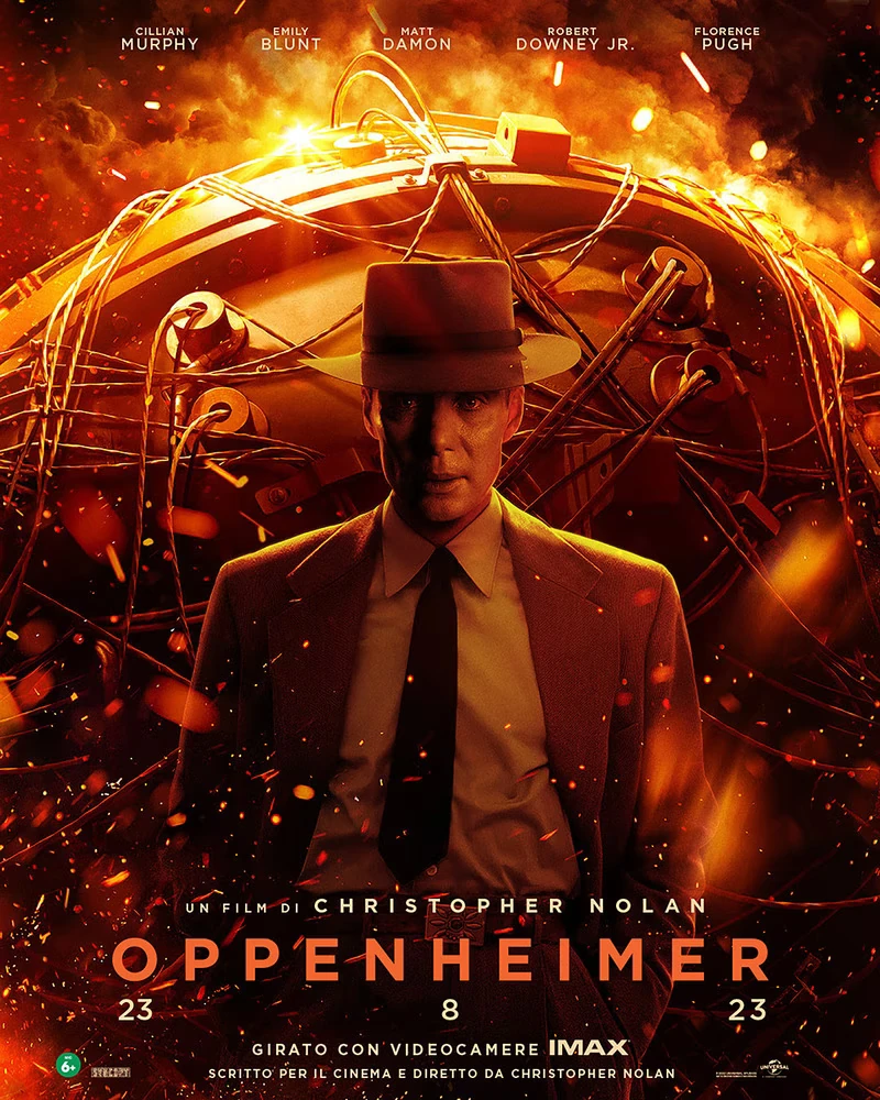 Oppenheimer, la locandina italiana del film