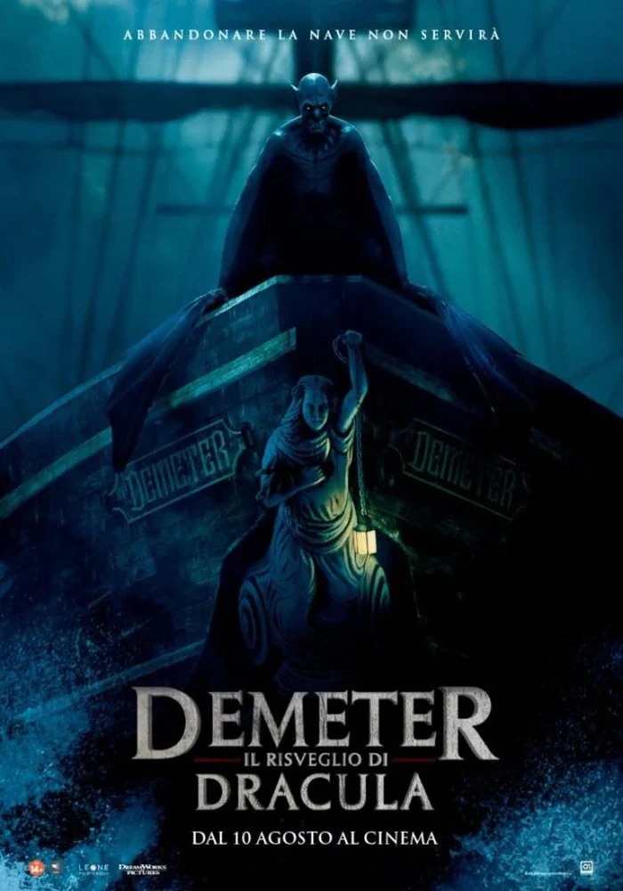 Demeter - Il risveglio di Dracula, la locandina italiana del film di André Øvredal