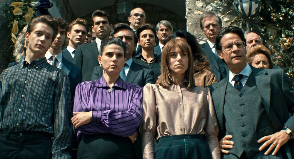 Rossosperanza, Elia Nuzzolo, Margherita Morellini, Daniela Marra and Andrea Sartoretti in a scene from the film