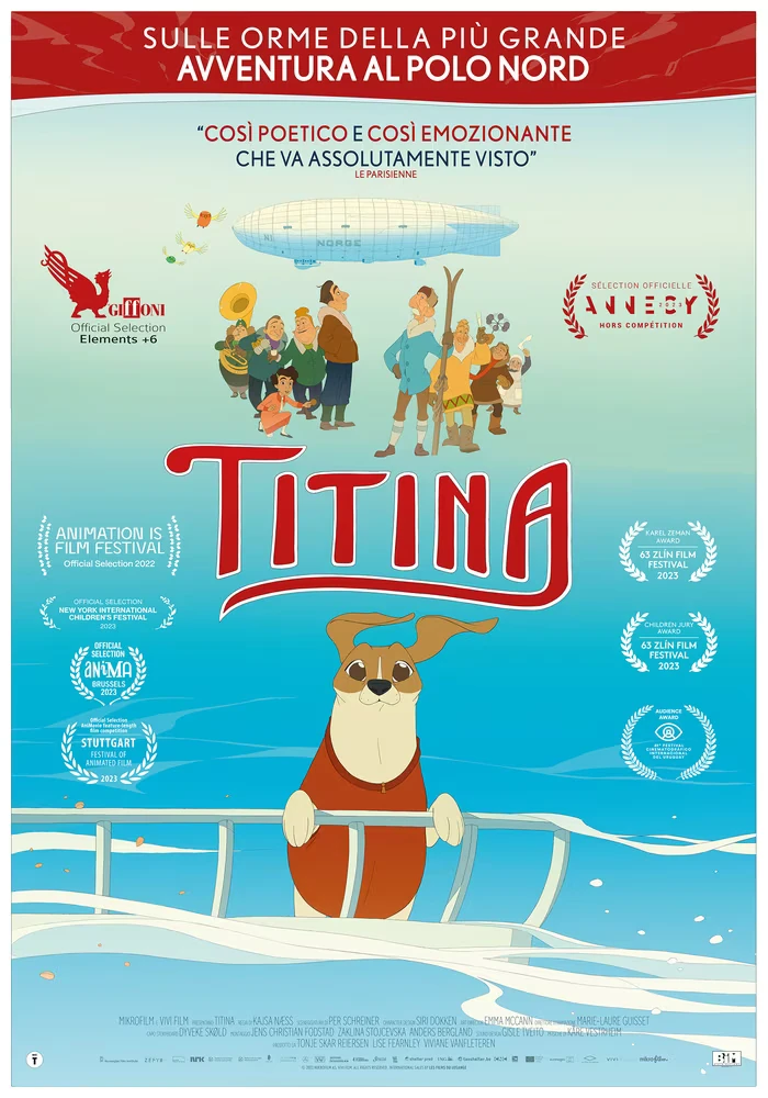 Titina, la locandina italiana del film d'animazione di Kajsa Næss
